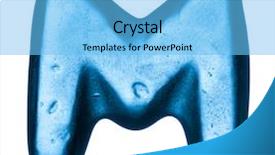  Presentation with alphabet - Slides enhanced with alphabet made out of ice background and a light blue colored foreground