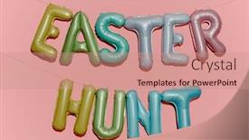  Presentation with strings - Theme featuring alphabet-shaped-balloons-of-different background and a  colored foreground