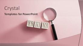  Presentation with magnifying glass - Theme consisting of alphabet-tax-and-magnifying-glass background and a lemonade colored foreground