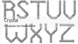  Presentation with pvc - Presentation design with alphabets - pvc alphabet made of pvc background and a white colored foreground