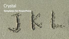  Presentation with alphabet - Beautiful presentation featuring alphabets words - alphabet letters j k l backdrop and a gray colored foreground