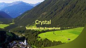  Presentation with alpine - Beautiful PPT layouts featuring alpine landscape in hohe tauern national park austria europe backdrop and a tawny brown colored foreground