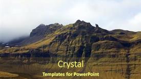  Presentation with iceland - Audience pleasing PPT theme consisting of alpine landscape in skaftafell national park iceland europe backdrop and a tawny brown colored foreground
