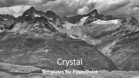  Presentation with alps - Slide deck with alpine-landscape-in-the-pennine background and a gray colored foreground