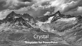  Presentation with alps - Slides featuring alpine-landscape-in-the-pennine background and a gray colored foreground
