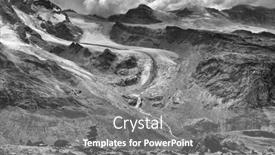  Presentation with alps - PPT layouts having alpine-landscape-in-the-pennine background and a gray colored foreground