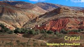  Presentation with south africa - Slides having alpine-landscape-of-atlas-mountains background and a tawny brown colored foreground