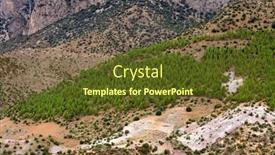  Presentation with south africa - Beautiful PPT theme featuring alpine-landscape-of-atlas-mountains backdrop and a tawny brown colored foreground