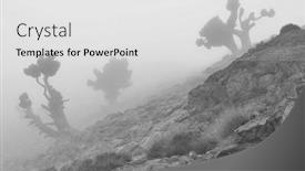  Presentation with south africa - Slide set with alpine-landscape-of-atlas-mountains background and a light gray colored foreground