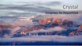  Presentation with romania - Slide deck enhanced with alpine-landscape-of-bucegi-mountains background and a light blue colored foreground