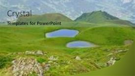  Presentation with tourism hiking - Colorful PPT layouts enhanced with alpine peaks landskape background jungfrau bernese highland alps tourism journey hiking concept backdrop and a light blue colored foreground