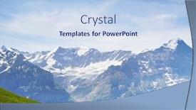  Presentation with tourism hiking - Colorful presentation enhanced with alpine peaks of grindelwald and jungfrau landskape background of bernese highland alps tourism journey hiking concept backdrop and a light blue colored foreground