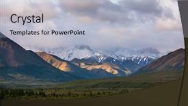  Presentation with tundra - Slide deck with stock market - plasma exchange - businesspeople pointing background and a sky blue colored foreground.