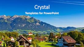  Presentation with sugarcane fields mountains landscape nature - Amazing PPT theme having pair of pink cockatoos in australia backdrop and a gray colored foreground