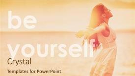  Presentation with self motivation - Cool new theme with already taken self confidence motivation backdrop and a lemonade colored foreground