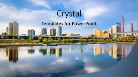  Presentation with alabama - Cool new slides with als - birmingham alabama usa downtown city backdrop and a light blue colored foreground