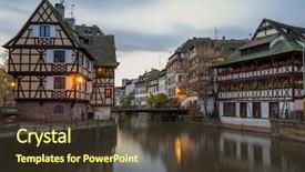  Presentation with france - Amazing theme having alsace france traditional half timber backdrop and a  colored foreground