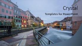  Presentation with france - Presentation design with alsace france traditional half timber background and a  colored foreground