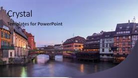  Presentation with france - Amazing slide deck having alsace france traditional half timber backdrop and a light blue colored foreground