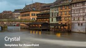  Presentation with france - PPT layouts consisting of alsace france traditional half timber background and a  colored foreground