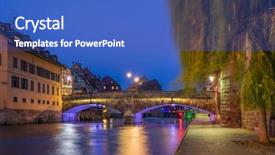  Presentation with france - Audience pleasing theme consisting of alsace france traditional half timber backdrop and a  colored foreground