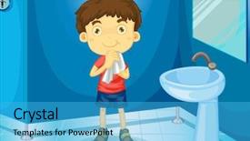  Presentation with vector - Presentation consisting of also available in my portfolio background and a cyan colored foreground