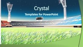  Presentation with stadium - Colorful presentation theme enhanced with also available in my portfolio backdrop and a  colored foreground