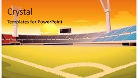  Presentation with vector - Audience pleasing presentation design consisting of also available in my portfolio backdrop and a gold colored foreground