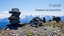  Presentation with siberia - Cool new presentation theme with altai-the-north-chuya-ridge backdrop and a light blue colored foreground