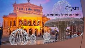  Presentation with germany food rustic - Amazing slide deck having alte oper in frankfurt germany backdrop and a  colored foreground