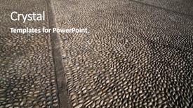  Presentation with flooring - Presentation with altea soil rolling stone mosaic background and a gray colored foreground