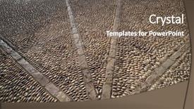  Presentation with mosaic - Presentation theme having altea soil rolling stone mosaic background and a gray colored foreground