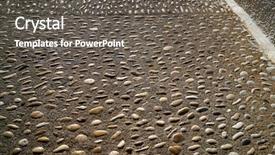  Presentation with mosaic - Audience pleasing presentation consisting of altea soil rolling stone mosaic backdrop and a dark gray colored foreground