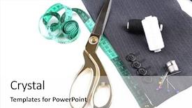  Presentation with tailoring - Beautiful slide deck featuring alteration - business suit tailoring isolated backdrop and a white colored foreground