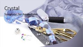  Presentation with tailoring - Audience pleasing presentation design consisting of alteration - business suit tailoring isolated backdrop and a light blue colored foreground