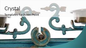  Presentation with mass - Colorful PPT theme enhanced with alternative assessment - alte waage symbolic photo backdrop and a white colored foreground