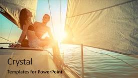  Presentation with love story - Presentation theme consisting of alternative lifestyle concept - love story background and a yellow colored foreground