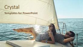  Presentation with romantic love - Beautiful presentation theme featuring alternative lifestyle concept - love story backdrop and a cream colored foreground