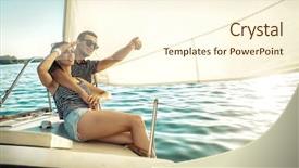  Presentation with love story - Slides having alternative lifestyle concept - love story background and a cream colored foreground