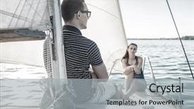  Presentation with love story - Slide deck with alternative lifestyle concept - love story background and a  colored foreground