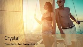  Presentation with love story - Amazing PPT layouts having alternative lifestyle concept - love story backdrop and a  colored foreground