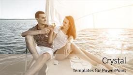  Presentation with love story - PPT theme consisting of alternative lifestyle concept - love story background and a  colored foreground