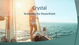  Presentation with love story - Audience pleasing slide deck consisting of alternative lifestyle concept - love story backdrop and a sky blue colored foreground