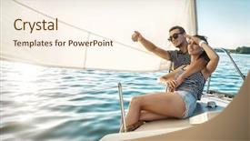  Presentation with love story - PPT theme consisting of alternative lifestyle concept - love story background and a cream colored foreground