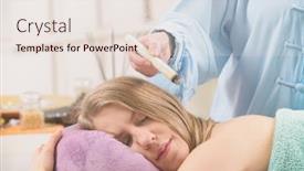  Presentation with alternative medicine - Cool new slide set with alternative-medicine-therapist-doing-moxa backdrop and a lemonade colored foreground