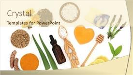  Presentation with psoriasis - Cool new slides with alternative-natural-skin-care-beauty backdrop and a cream colored foreground