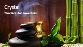  Presentation with spa concept - Amazing presentation theme having alternative therapy - spa concept backdrop and a  colored foreground