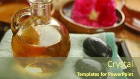  Presentation with alternative - Amazing presentation theme having alternative therapy preparations backdrop and a violet colored foreground