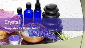  Presentation with alternative - Colorful presentation theme enhanced with alternative therapy backdrop and a royal blue colored foreground