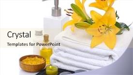  Presentation with alternative - Cool new slide deck with alternative therapy backdrop and a blonde colored foreground